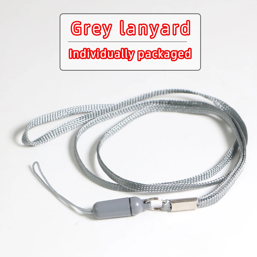 Multi-purpose Round Rope Phone Neck Lanyard Phone Straps USB Flashlights ID Card Key 45cm Long Lossproof Portable Hanging Strap