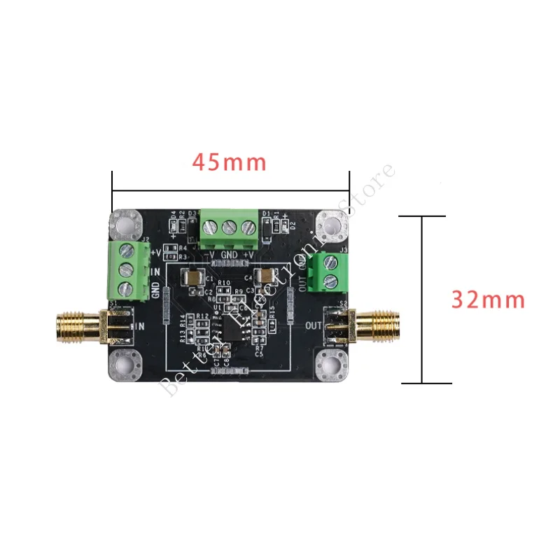 AD825 وحدة مكبر للصوت TIA عالي السرعة IV نقل الجهد الكهروضوئي APD PIN كاشف ضوئي