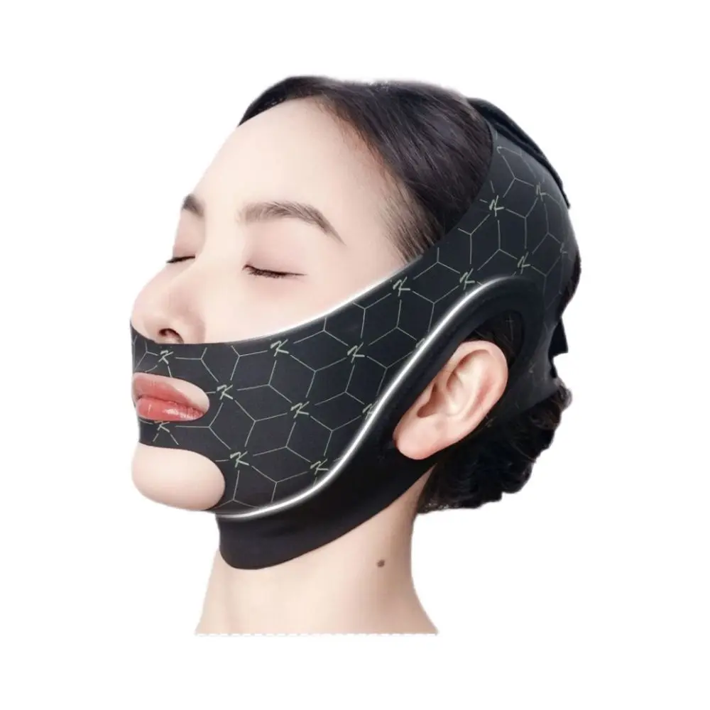 Cinture Tonificanti Viso Portatili Regolabili Antiscivolo Riutilizzabili Chinology Jawline Shaper Nastri Lifting Viso per Dormire