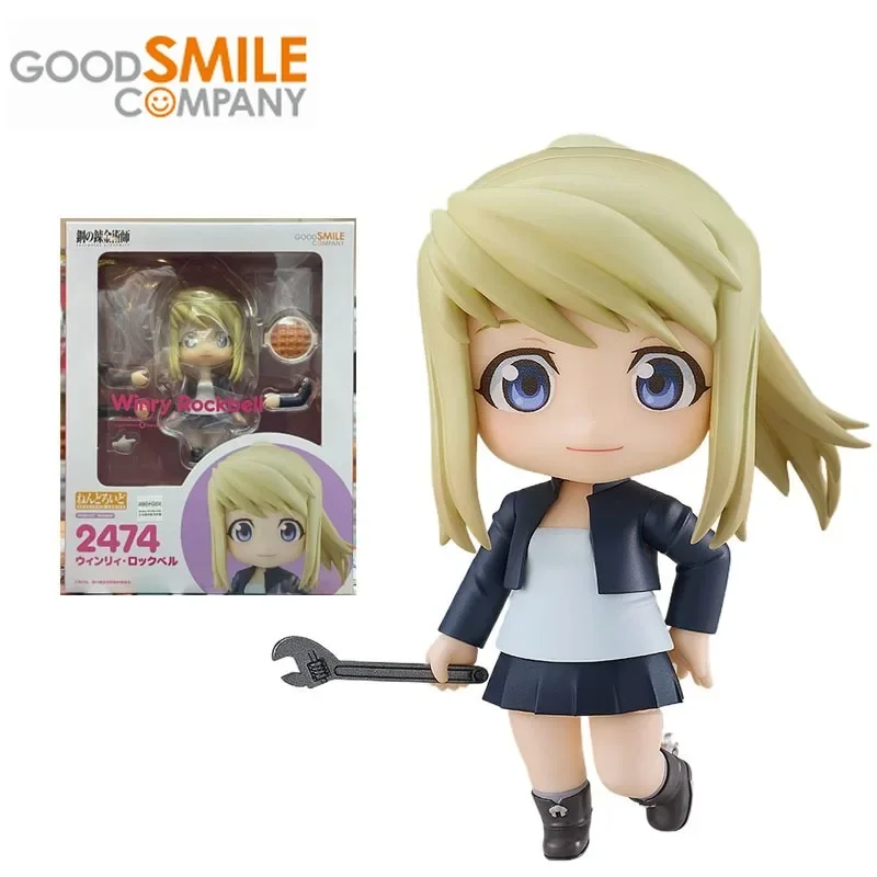 GSC Good Smile Original Nendoroid FULLMETAL ALCHEMIST Winry Rockbell 2474 Action Figure Toys for Children Birthday Gifts