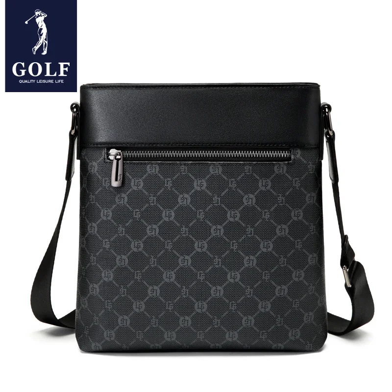 Bolso de hombro de GOLF para hombre, bandolera con estampado de negocios, Mochila pequeña, bolso ligero, maletín de marca