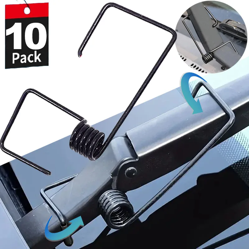 Universal Car Wiper Booster Spring New Auto Windshield Wiper Arm Intelligent Power Assist Alloy Spring Wiper Repair Accessories