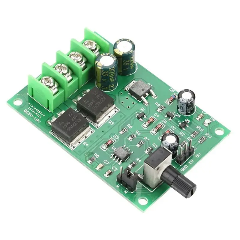 WORTHOWN-For Hard Driver Compatible 5V-18V DC Brushless Motor Driver Controller Board 15A Brushless DC Motor Driver Controller