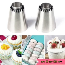 Sultan Tube Russian Pastry Tip 1Pc Icing Piping Nozzle Large Icing Piping Nozzles Cupcake Baking Tool Cookie Bakery Accessories