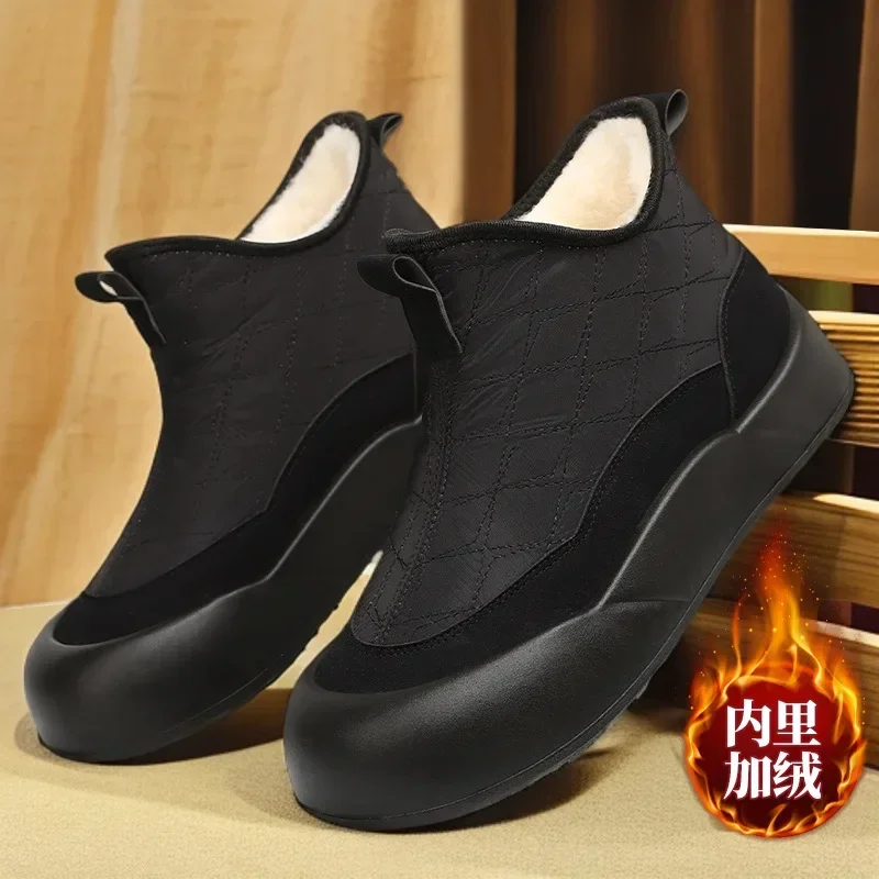 

Women's new winter cotton shoes, cross-border polyurethane boots, plus velvet thickening, retro snow boots.