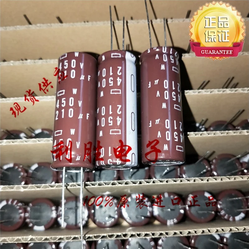 

2PCS NCC Black Diamond Capacitor 45V 210UF 18X50 W Replacement 450V 180UF 450V 220UF