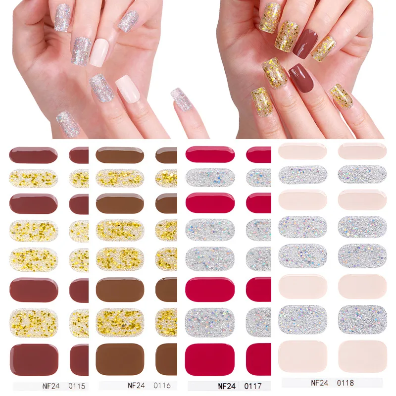 16 نصائح هلام مسمار الفن ملصق البصل الأخضر مسحوق القفز اللون مسمار النفط فيلم الأشعة فوق البنفسجية الإضاءة تصلب شبه علاج مسمار ملصقا #4