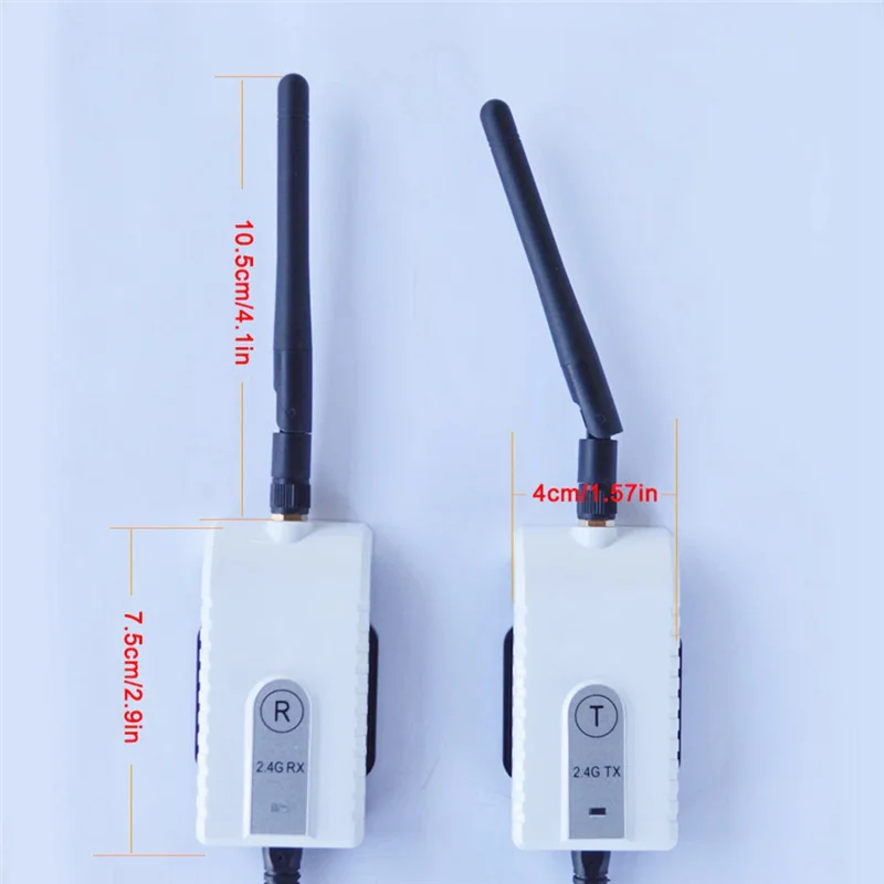 2.4G Vehicle Wireless Transmitter Receiver Kit for Truck Bus Van Lorry RV Trailer Rear View Camera 24V Video Monitor