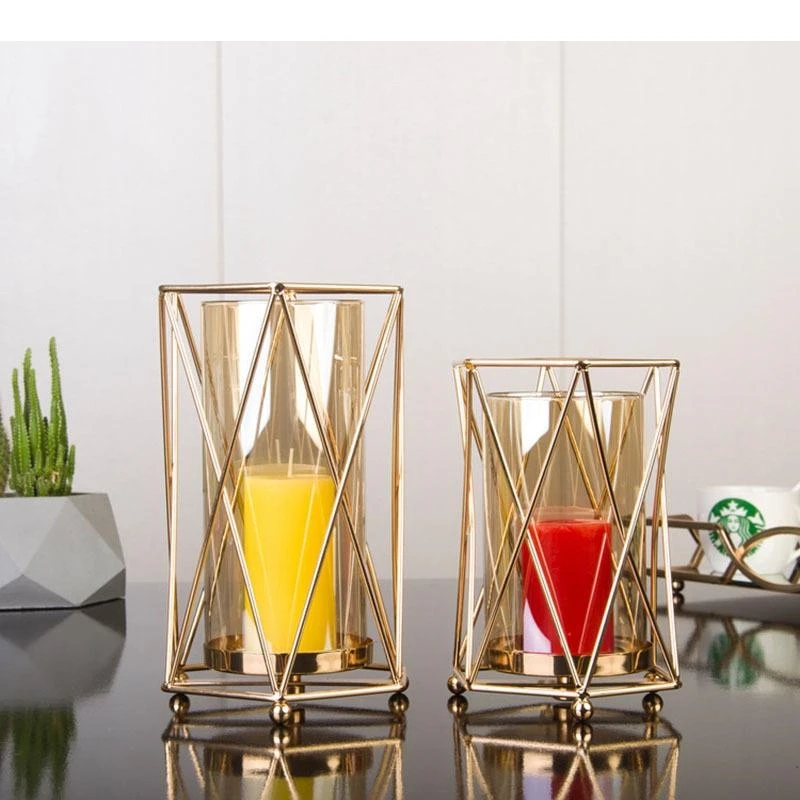 Hydroponic Glass Vase Gold Plated Flower Arrangement Modern Decor Crafts Flowers Pots Desk Decoration Floral Vases - Image 5