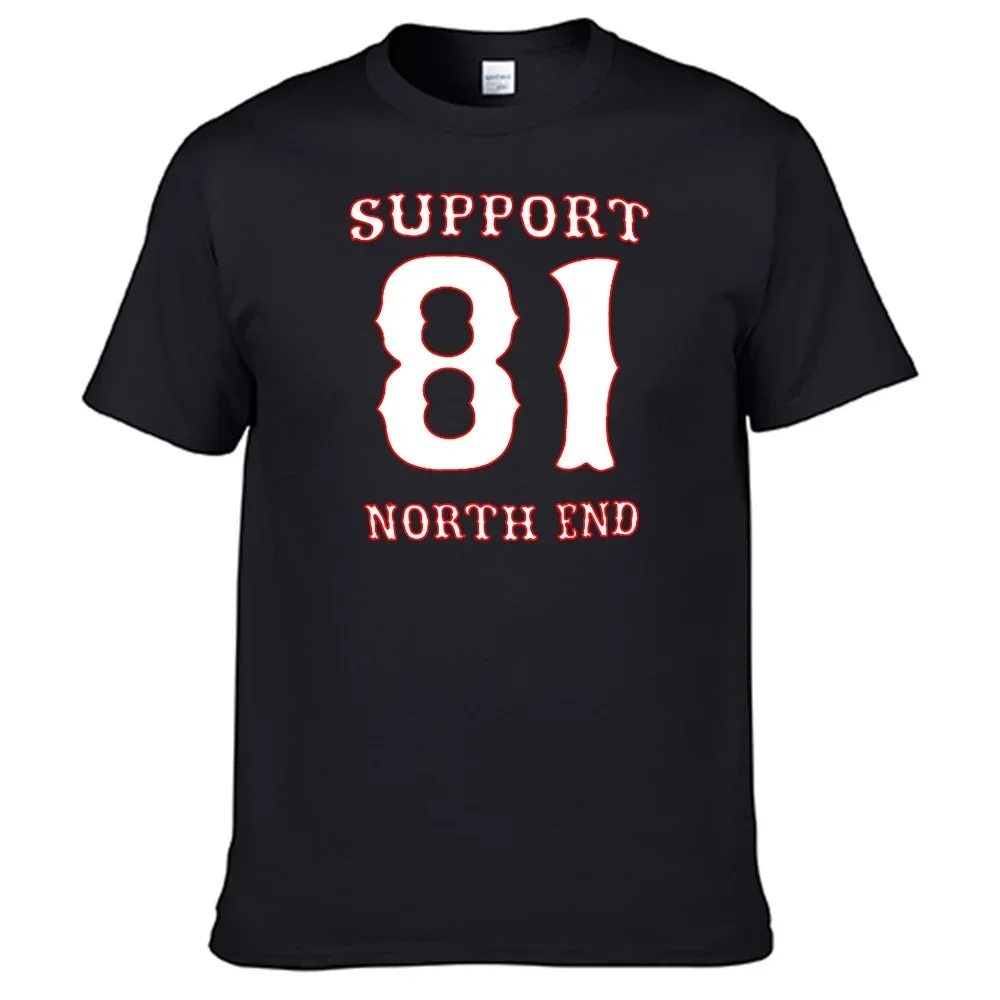 Support 81 North End Hells Angels T Shirt 100% Cotton Top Sales Shirt N04