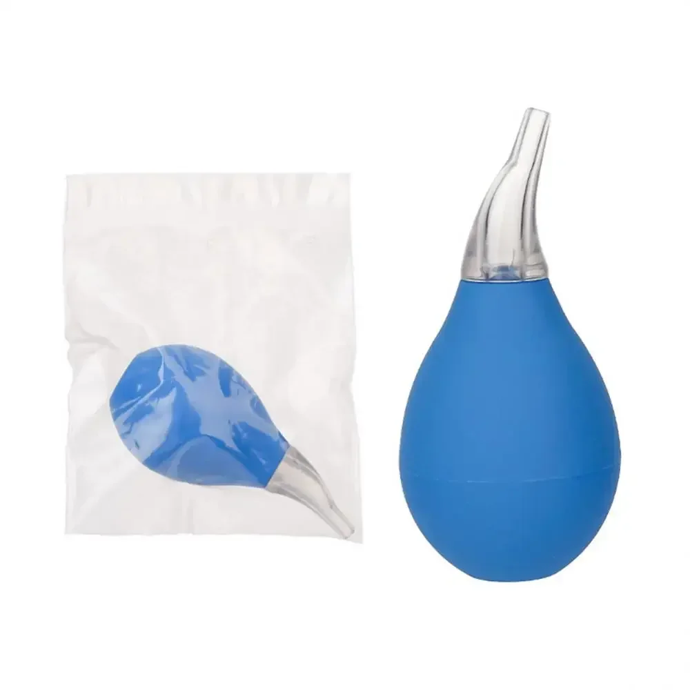 Baby Nasal Aspirator Nose Aspirator Vacuum Suction Kit Nose Cleaner with Soft Silicone Nozzle Hand Squeeze Snot Remover