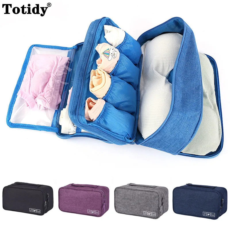 Underwear Storage Bag Travel Bra Organizer Women Men Socks Cosmetics Clothes Pouch Stuff Goods Accessories Supplies Products