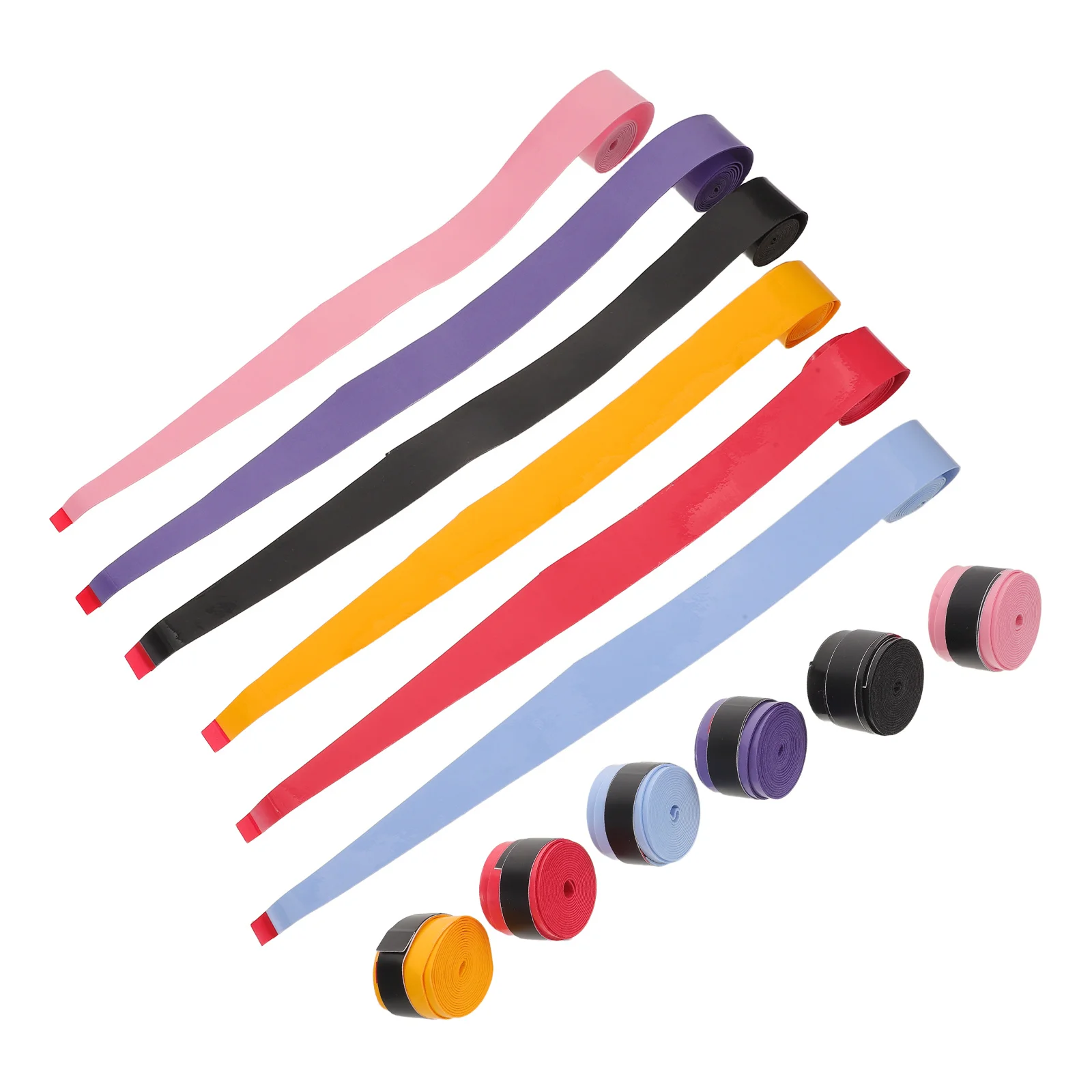 

6Pairs Badminton Racket Handle Grip Tape Super Absorbent Anti-Slip Multiscenario Use Compatible with Tennis Overgrip