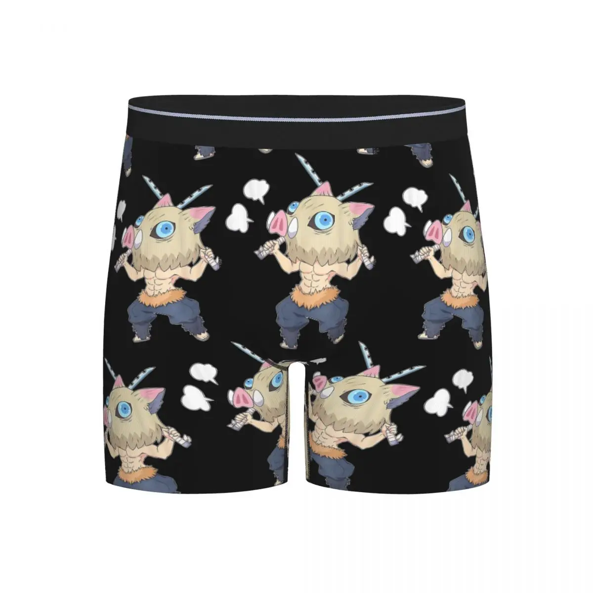 

Длинные трусы-боксеры, шорты Slayer Demon, аниме Teams, мужские трусы, мягкое нижнее белье для мужчин, подарки бойфренду