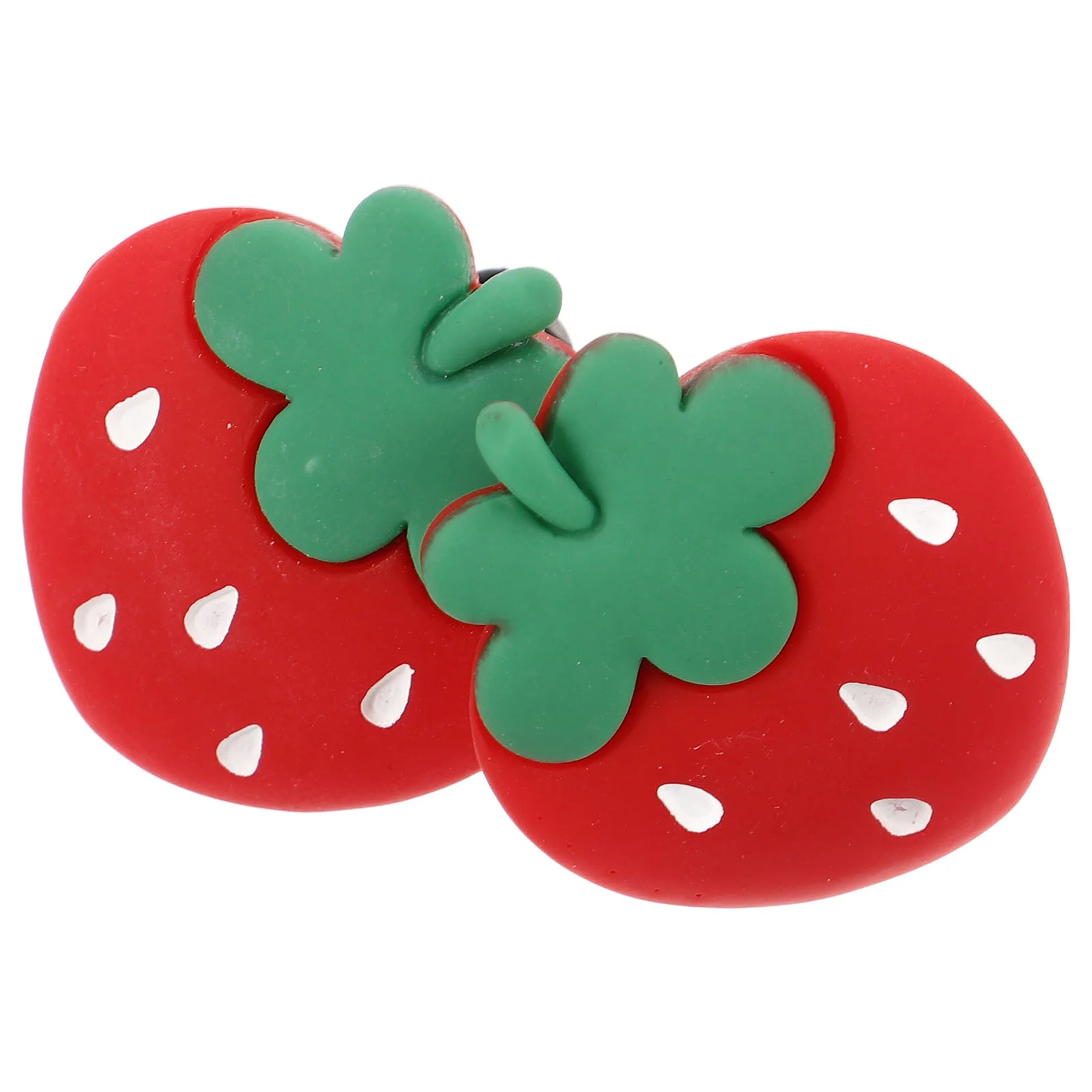 2 Pcs Vent Clip Cute Car Air Outlet Strawberry Accessories Freshener Resin Decorations