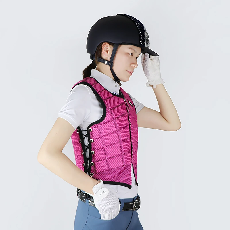 Honeycomb Equestrian Armor Riding Equipment Multi-Directional Protective Vest Adult Child Knight Clothing Lightweight Breathable