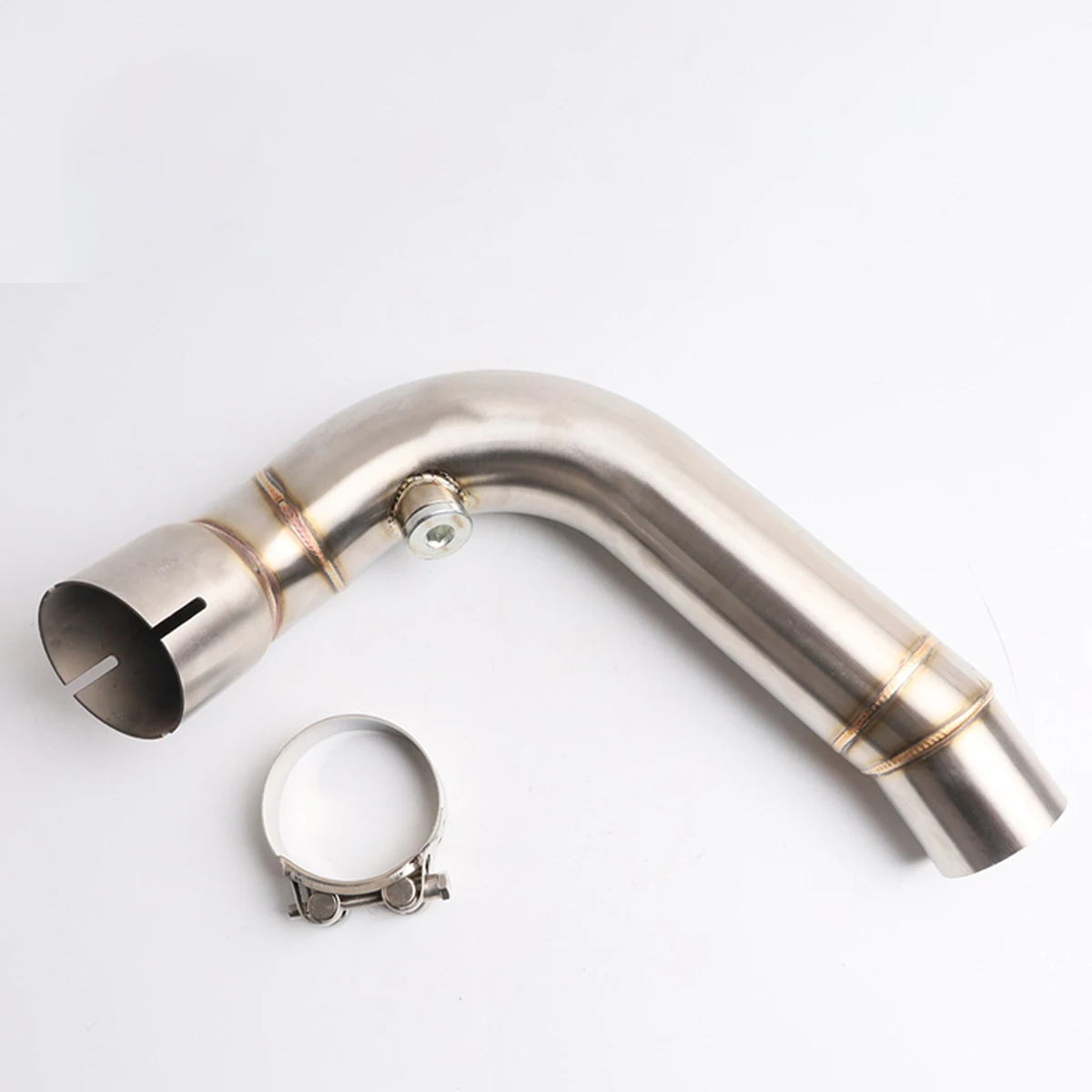 Tuyau intermédiaire droit en acier inoxydable sans résonateur, pièces de rechange modifiées pour moto sportive Honda CBR600RR F5