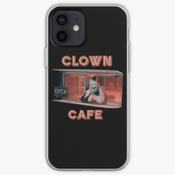 Terrifier Clown Cafe Iphone Tough Case  Phone Case Customizable for iPhone 11 12 13 14 Pro Max Mini X XS XR Max 6 6S 7 8 Plus