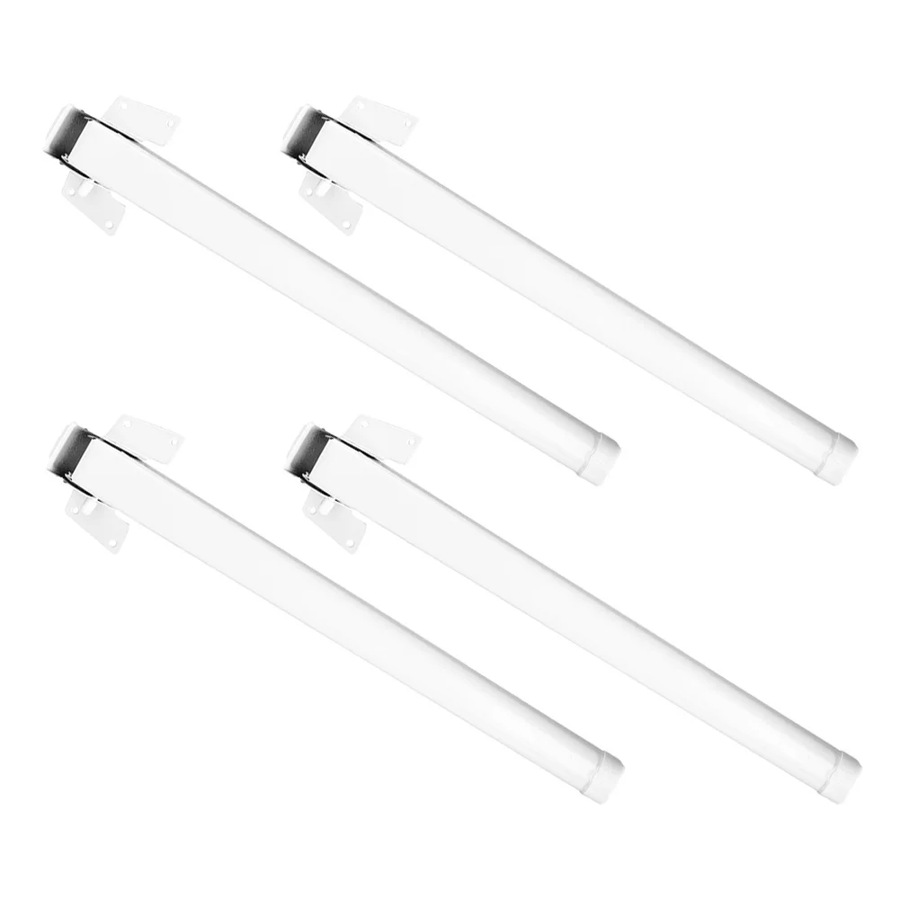 

4pcs Folding Table Metal Square Desk Legs For Diy Tabletop Replacement Portable Durable Iron Bracket Design For Camping Outdoor