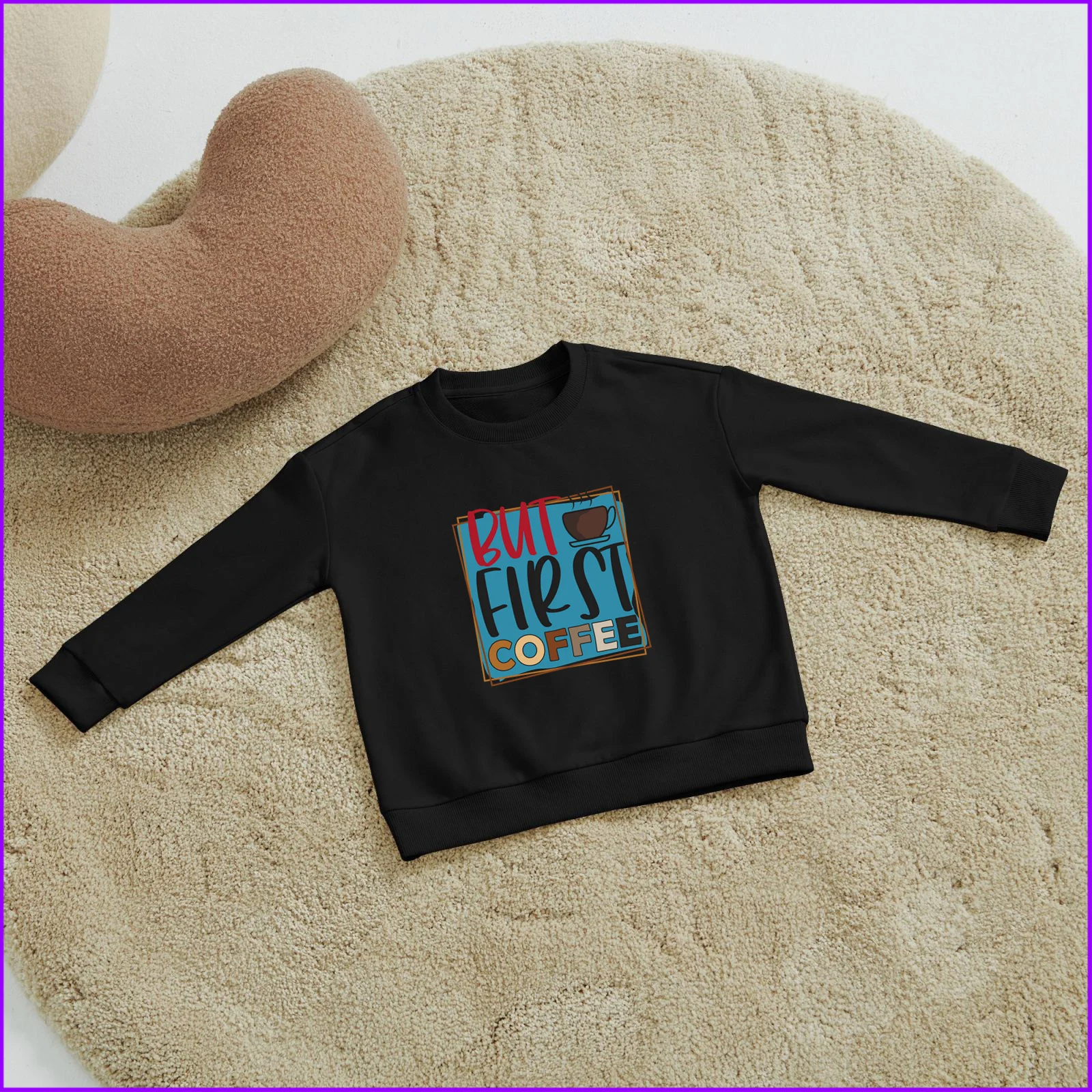 But First Coffee Yhb177 Kids Boys Girls Hoodies Sweatshirts Children'S Baby Clothes Hoodies Clothing Sweatshirts Tops Teen Cloth