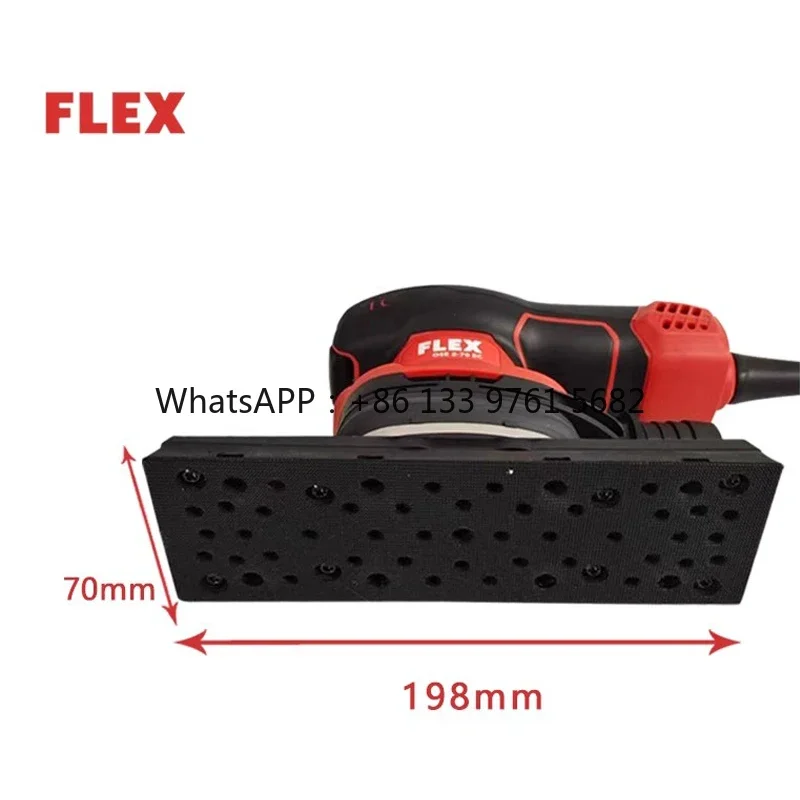 فليكس الكهربائية 70x198 مللي متر الطاقة مربع الرملي آلة الجافة طحن طلاء السيارات المعجون ساندر مع غريب الأطوار 3 مللي متر 220 فولت تصنيف
