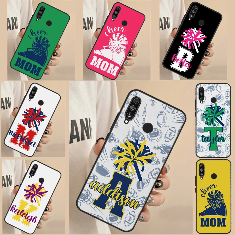 Personalised Football Cheer Moms Name For Huawei Nova 5T 9 10 SE 7i 8i 11i Y60 Y61 Y70 Y90 P Smart P20 P30 P60 Pro P40 Lite Case