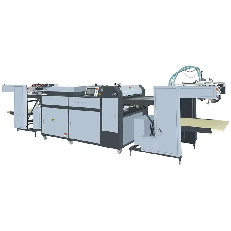 SGUV-740A Full Automatic Electric UV Coating Machine with Motor and Stacker for Paper