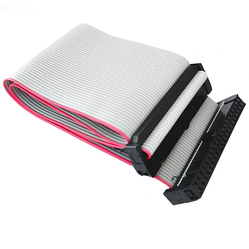 Эффективный 40-контактный сменный кабель для передачи данных «мама-мама» IDE, двухрядный удлинительный кабель для передачи данных IDE 30 см для жесткого диска сервера