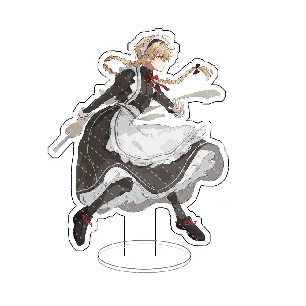 15 cm Genshin Impact xiao Maid kostuum serie Acryl Staande plaquette Desktop ornament versieren spel periferie verjaardagscadeau