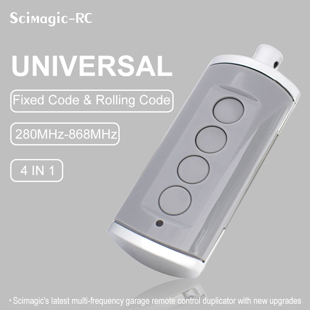 4 em 1 cópia de controle remoto, 280 a 868 mhz, multi freqüência, para porta da garagem, duplicador, chaveiro, barreira, rolamento código grabber