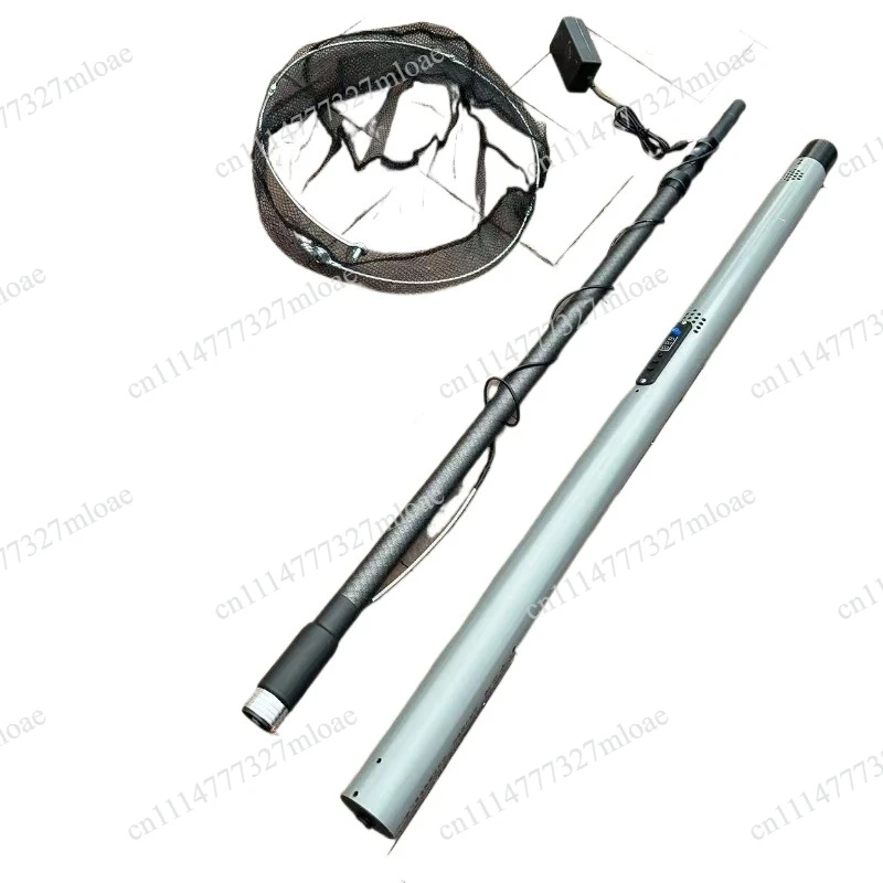 4.2m 9000W Ultra-light Aluminum Alloy Electric Automatic Telescopic Fishing Net Foldable Hand Tool, Fish Net Electric 물고기 전기충격뜰채