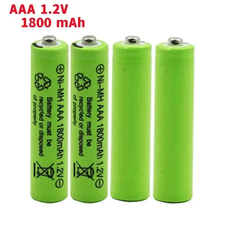 100% Neue Original AAA 1800 MAh 1,2 V Qualität Akku Ni-Mh 3A