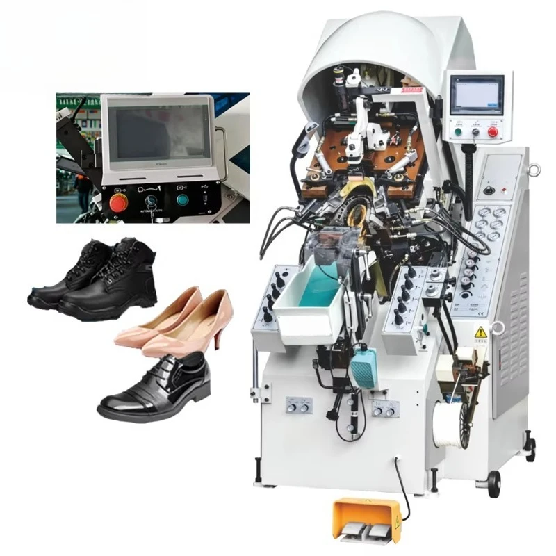 Semi Automatic Computerized Intelligent Hydraulic Toe Lasting Shoe Making Toe Machine - view 6