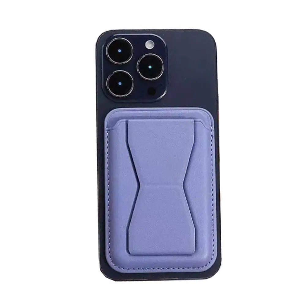 For Magsafe Wallet Phone Card Holder Safety Accessories Wallet Case Anti-theft Leather Card Bag for iPhone 15 14 13 ProMax