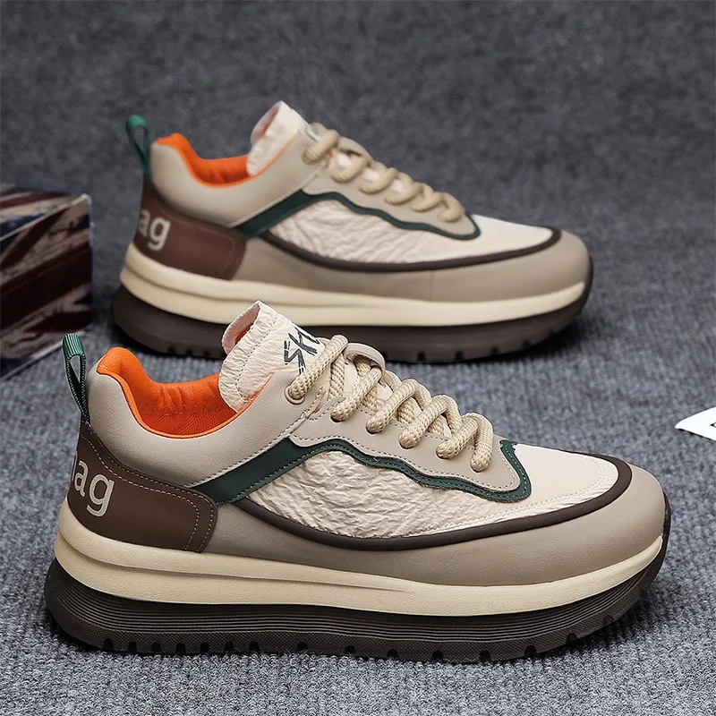 

Роскошная обувь, мужские кроссовки, мужская обувь на толстой подошве, повседневные кроссовки, мужские кроссовки на платформе, zapatillas для бега, hombre