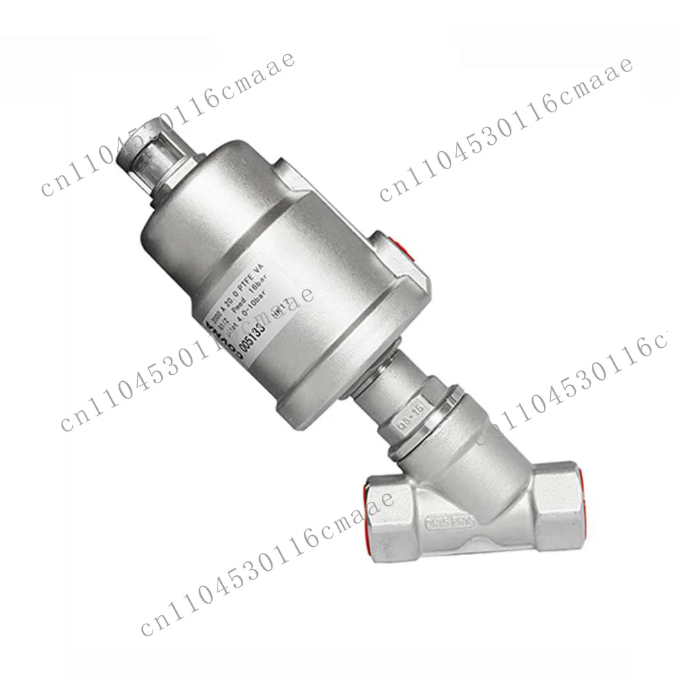 90 Sunroof Dual Action DN15 1/2 Inch Stainless Steel Pneumatic Water Vapor Control Angle Seat Valve