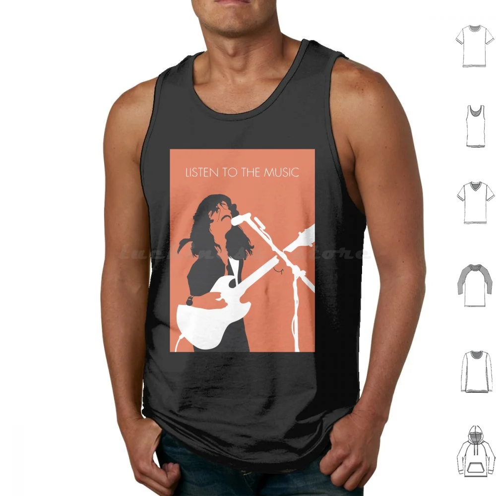 Listen To Music Tank Tops Print Cotton Listen To Music Brothers 90s Vintage Put6 The Doobie Tri Brothers Na Tour Stay The
