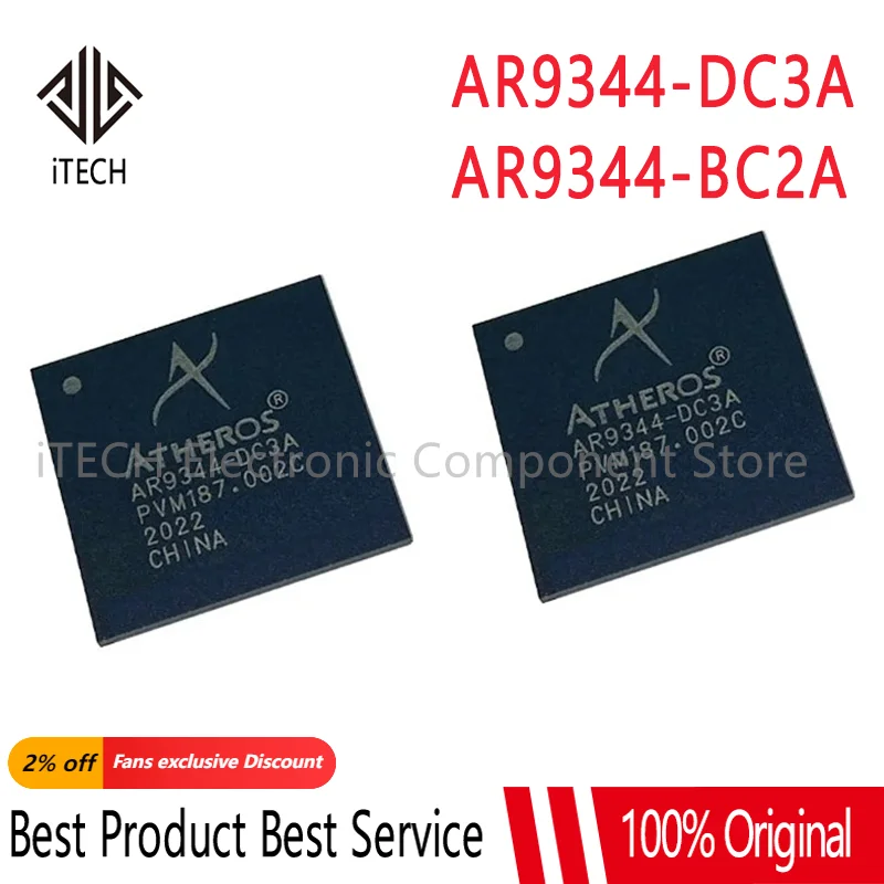 5PCS/LOT AR9344-DC3A AR9344-BC2A  AR9344 BGA409 New original