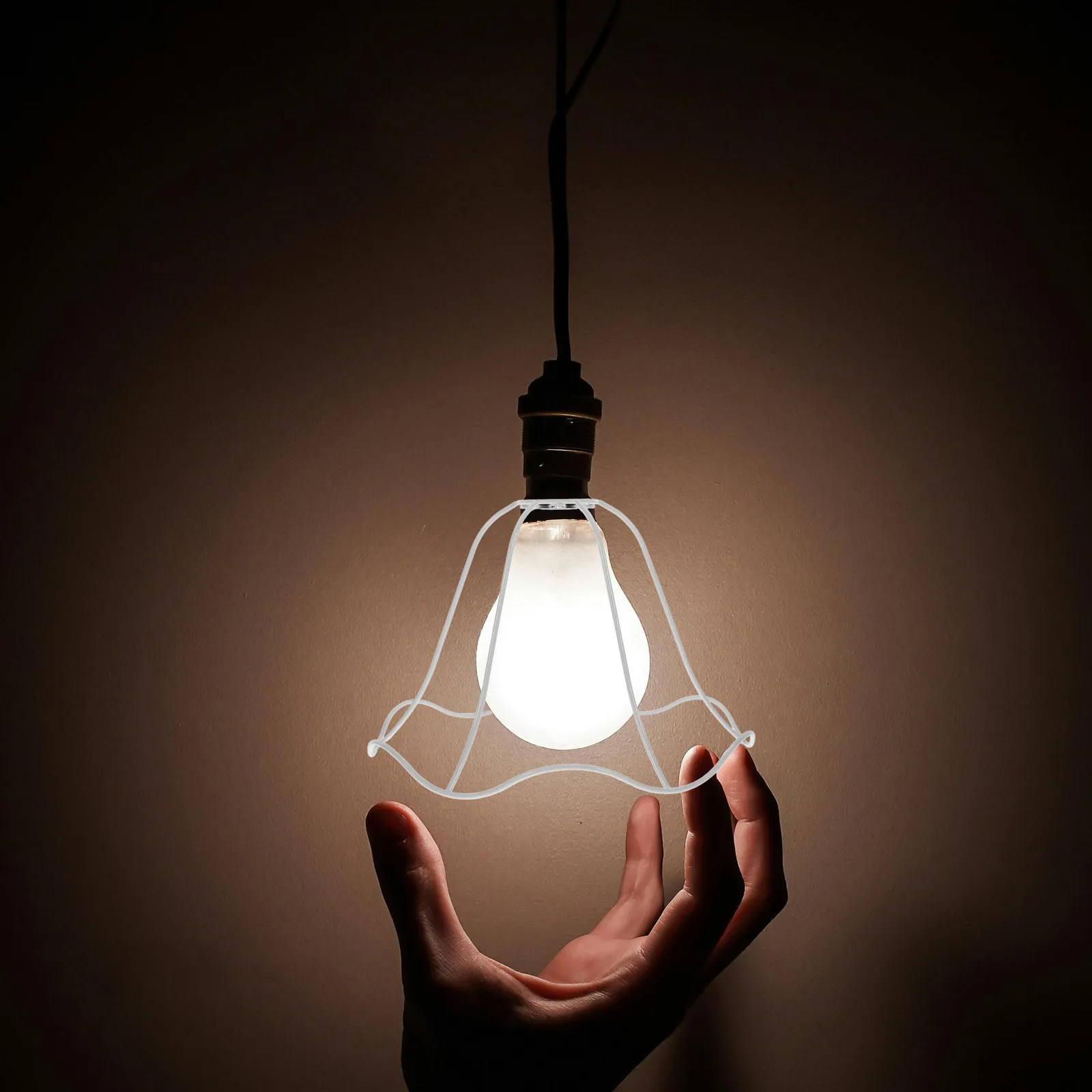 

Металлическая рамка для светильника DIY: легкая и простая подставка для настольной лампы, декоративный держатель для гостиной и спальни