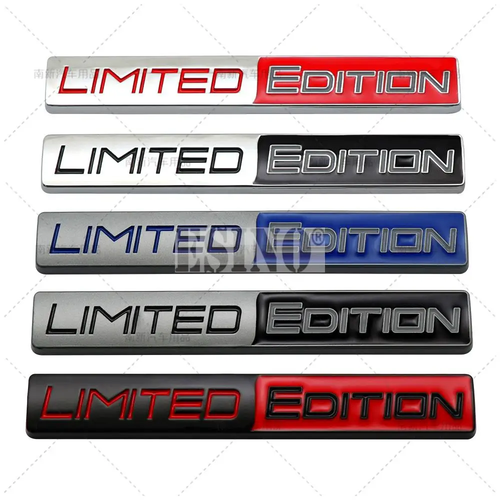 

Car Styling 3D Limited Edition Decorative Metal Adhesive Emblem Rear Trunk Badge Fender Sticker Body Decal Car Accessories