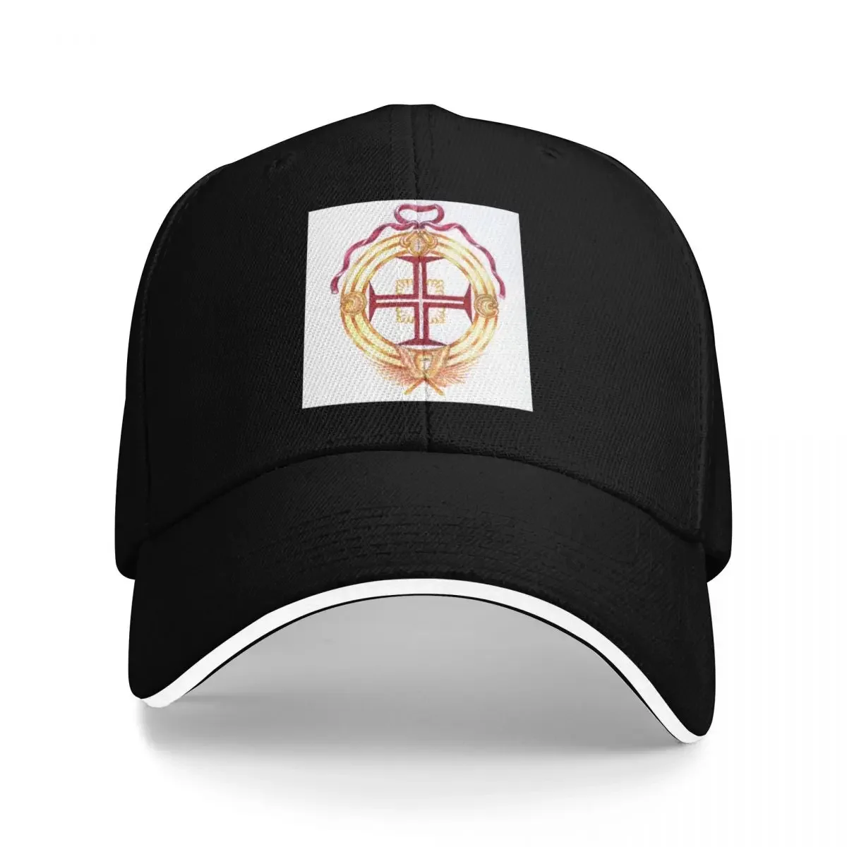 Templar cross. Cruz de Cristo. Charola. Tomar.Portugal Baseball Cap Luxury man cap hats on offer Wild Ball Hat Women's Men's
