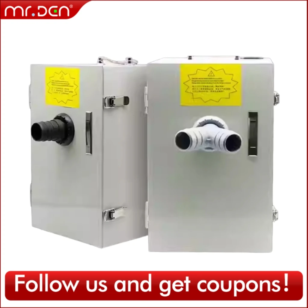 MR DEN Dental Dust Collector Extractor Vacuum Cleaner Dust-proof Case Sandblaster Tool for Dental Lab