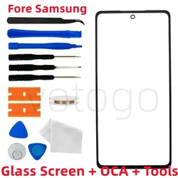 Front Screen Glass Lens + OCA For Samsung Galaxy A03 A04 A05 A13 A14 A24 A34 A54 A15 A25 5G Outer LCD Display Touch Replacement