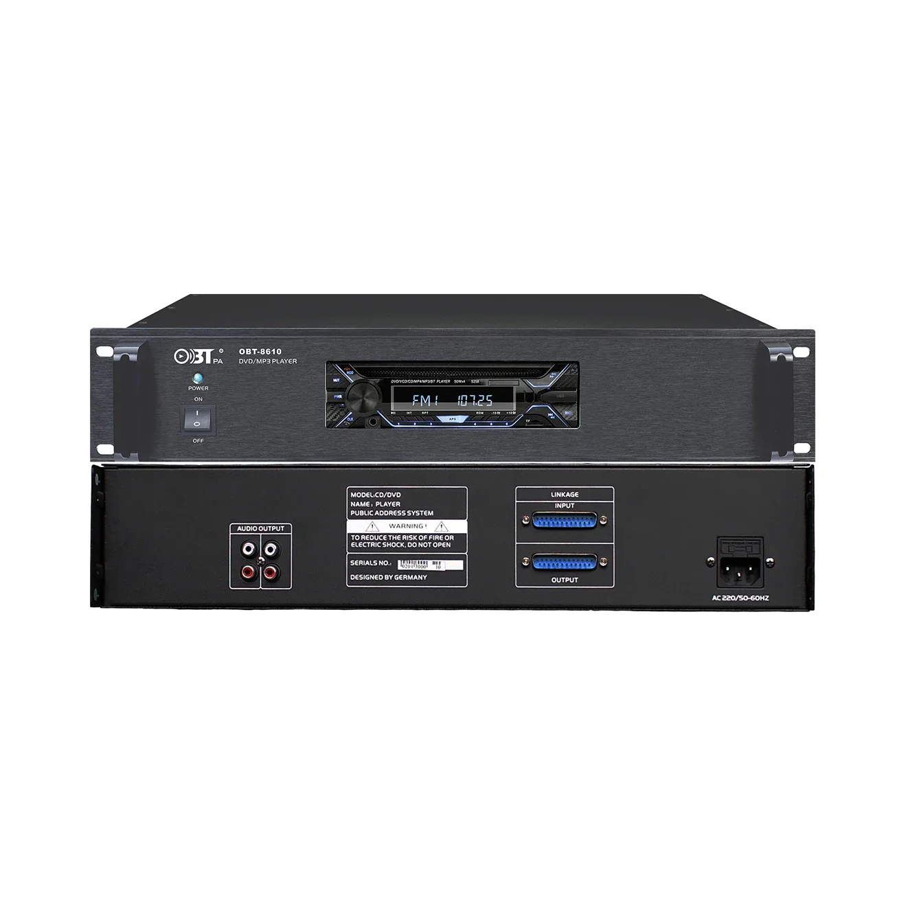 

OBT-8610 Intelligent Equipment Professional Audio 20W CD/MP3 Player Sound System