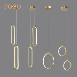 Postmodern LED Pendant Light Chandelier For Bedroom Bedside Living Dining Room Hanging Lamp Home Decor Indoor Lights Fixture