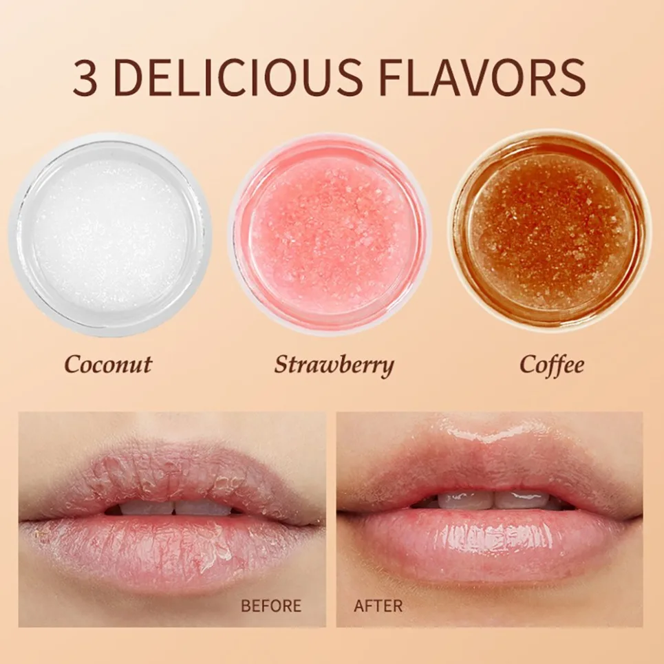 Private Label Lip Scrub For Lip Care Natural Exfoliating Moisturizing Lipstick Vegan Makeup Wholesale Custom Logo