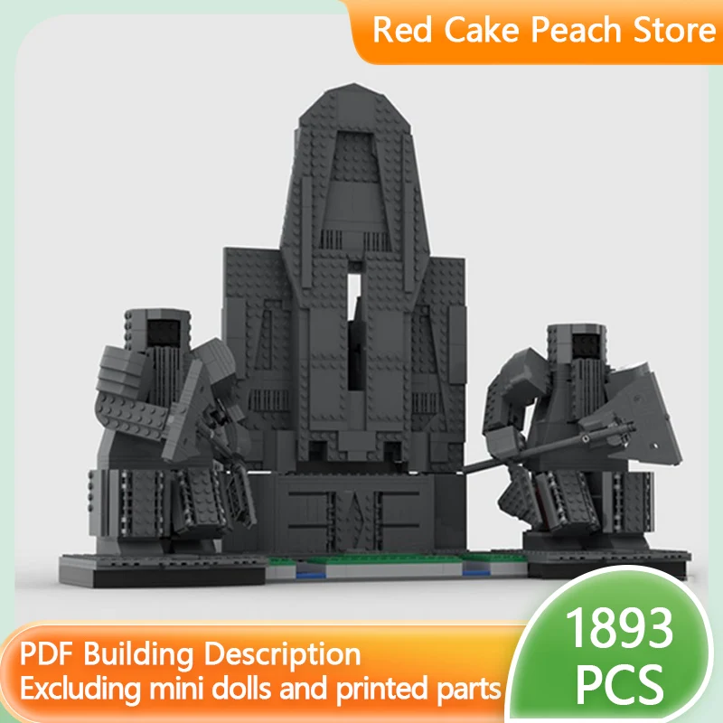 

Ring Movie Model MOC Building Bricks Scene Of Guarding The Mountain Modular Technology Children Holiday Gifts Assemble Toys Suit