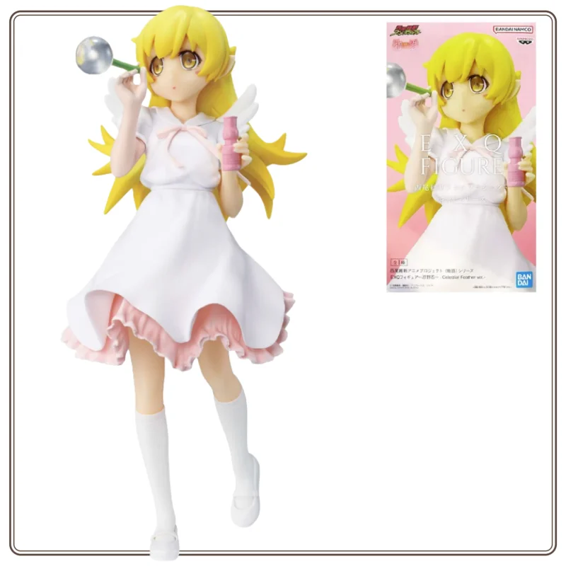 

Новая оригинальная фигурка Шинобу Ошино из серии Monogatari от Bandai, портативная, милая, настольное украшение, подарок, в наличии