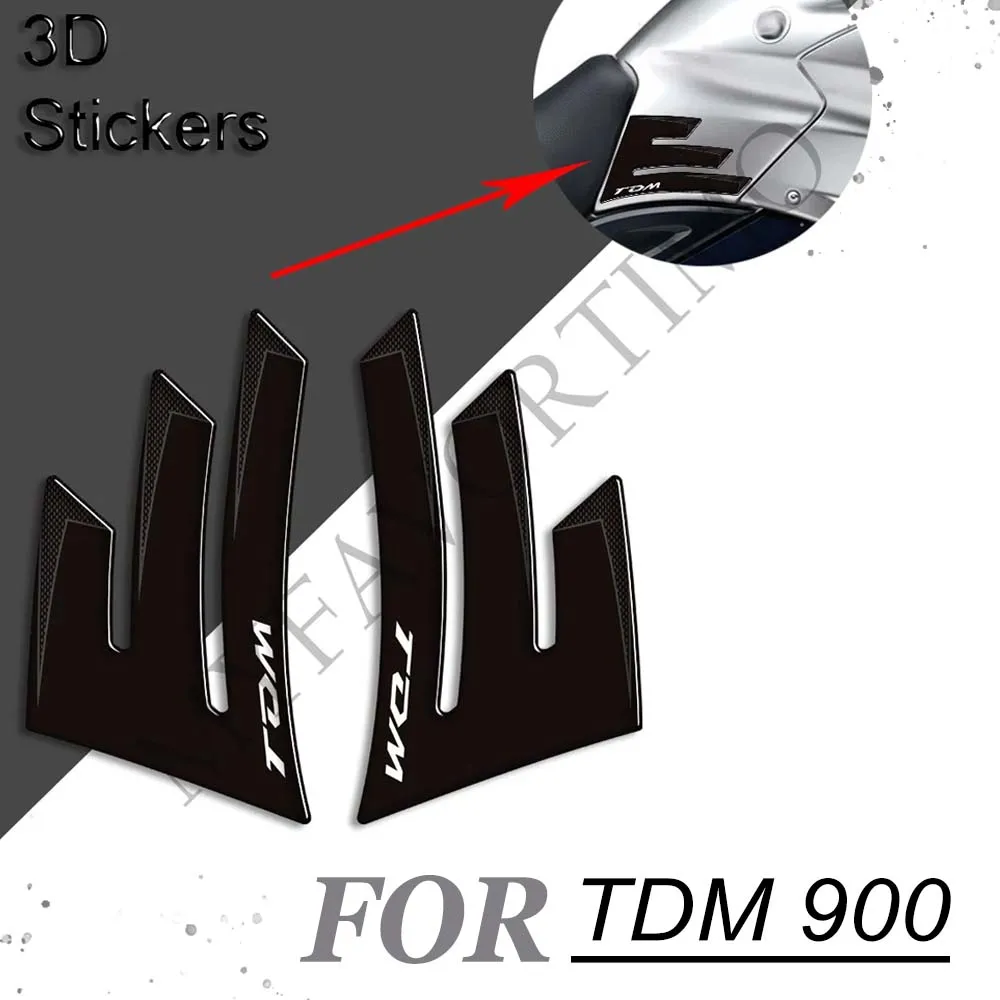 

TDM900 Motorcycle For Yamaha TDM 900 Protector Protection Gas Fuel Oil Kit Knee Scratch Side Grips Tank Pad