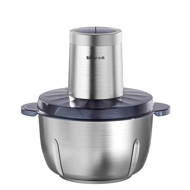 

Bear Meat Grinder Household 3L Multi-Functional Stainless Steel Meat Mincer Chopping Baby Food Maker Meat Mincer
